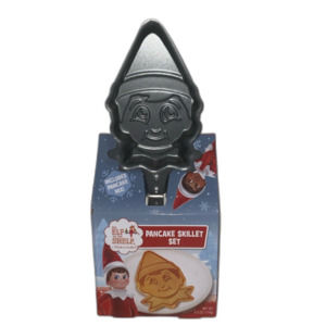 The Elf On The Shelf Pancake, a Christmas Tradition Skillet Set With Mix